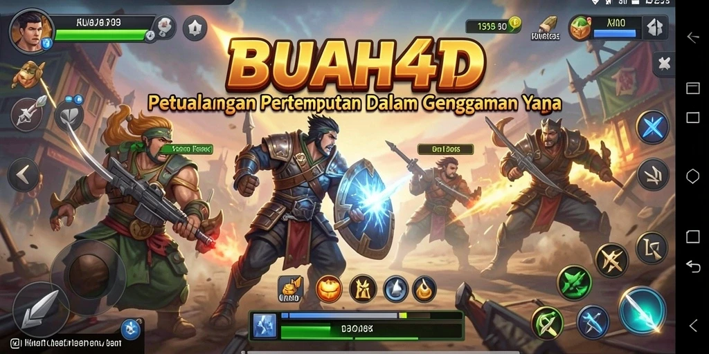 Tampilan gameplay seru di BUAH4D dengan aksi TPS yang mendebarkan.