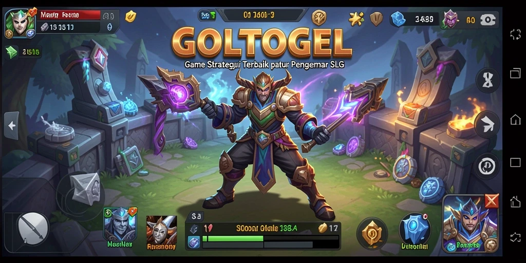 Tampilan gameplay menarik dalam GOLTOGEL dengan strategi SLG yang mendalam.