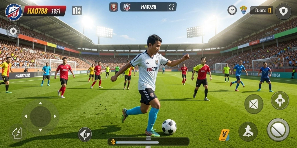 Tampilan gameplay HAO788 yang menarik dan realistis.