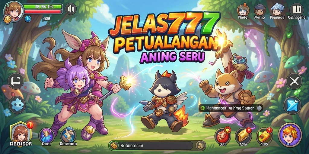 Gameplay seru dari JELAS777 dalam dunia anime.