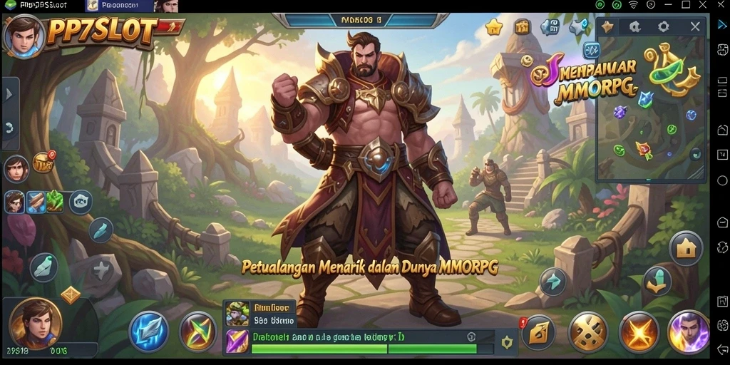 Tampilan gameplay PP7SLOT yang memukau dengan aksi seru.