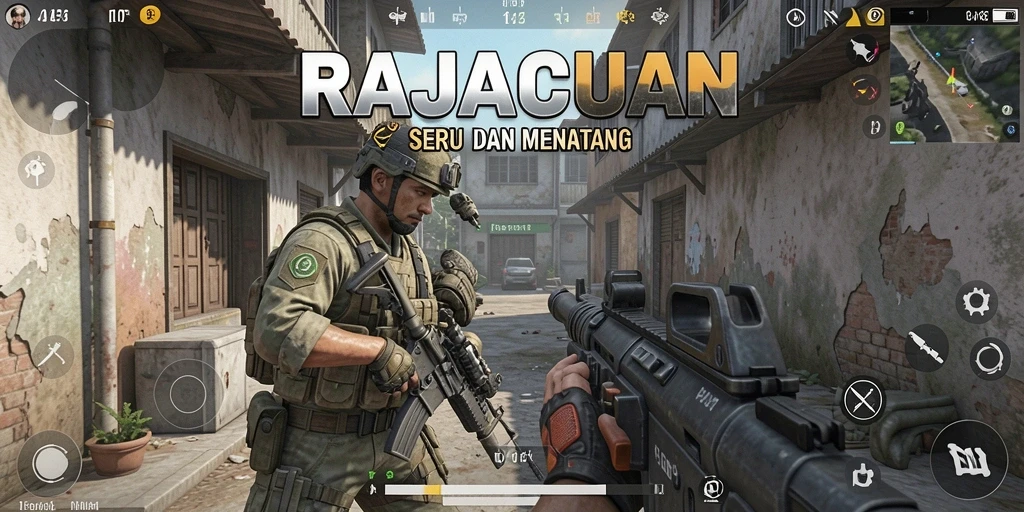 Tampilan mendebarkan dari gameplay RAJACUAN.